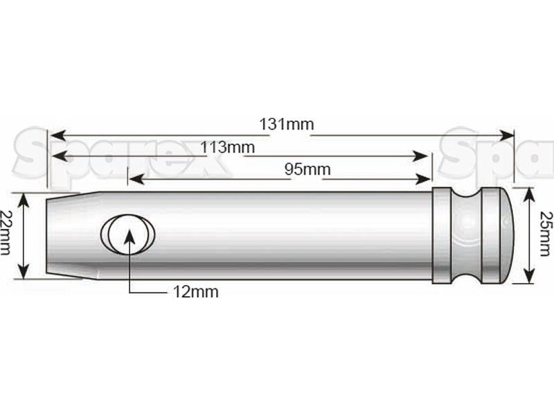 Cavilha 22x95mm (S.54)