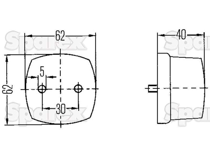 Farolim presença, 12/24V (S.56024)