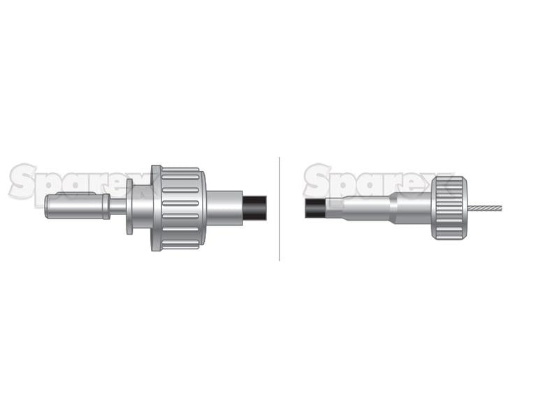 Bicha Conta horas - Comprimento: 1265mm, Comprimento externo do cabo: 1226mm. (S.57595)