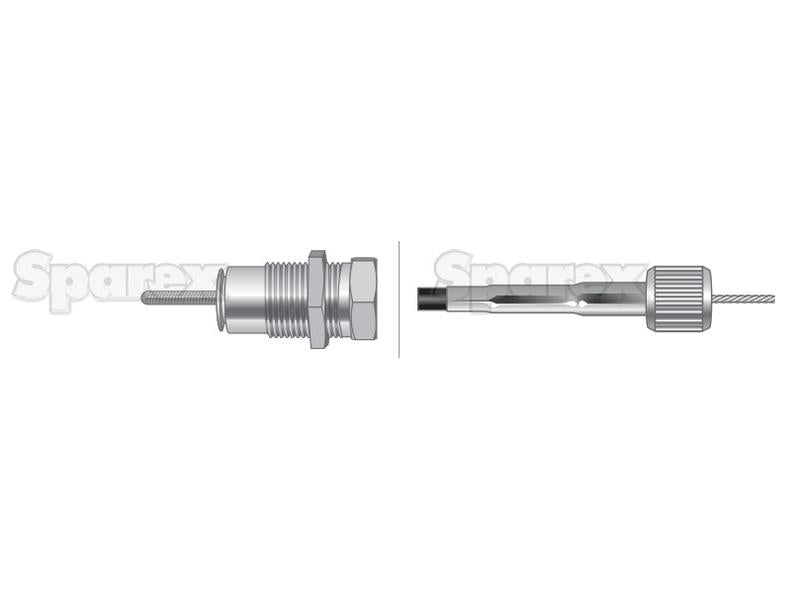 Bicha Conta horas - Comprimento: 650mm, Comprimento externo do cabo: 630mm. (S.58854)