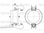 Anel de fixação - 6'' (159mm) (não galvanizado) (S.59408)