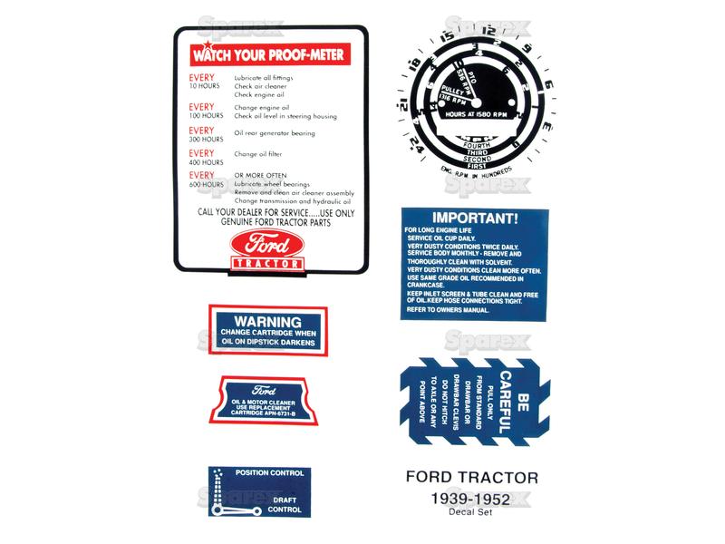 Kit Autocolantes - Ford / New Holland Ford Restoration (S.61440)