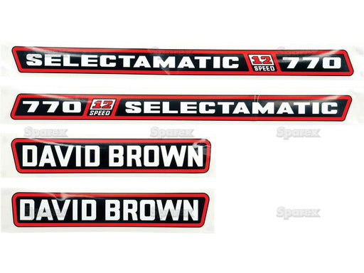 Kit Autocolantes - David Brown 770 Selectamatic (S.63342)
