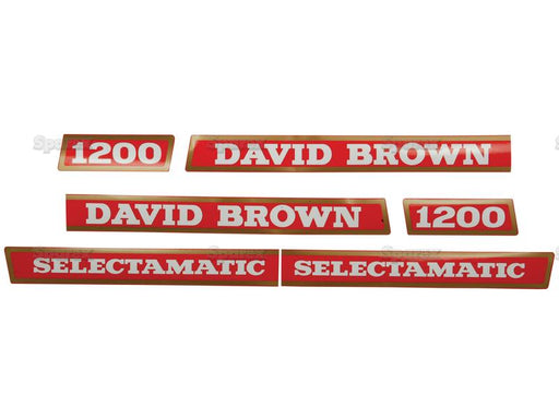 Kit Autocolantes - David Brown 1200 - Selectamatic (S.63347)