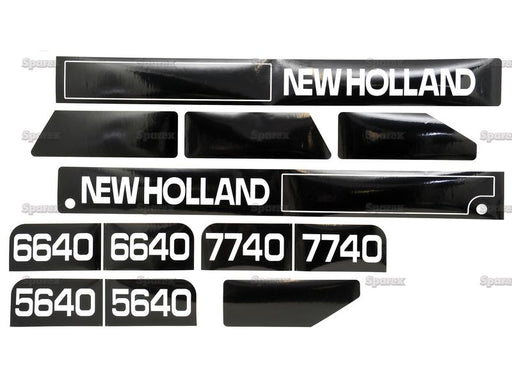 Kit Autocolantes - Ford / New Holland 5640 6640, 7740 (S.68253)