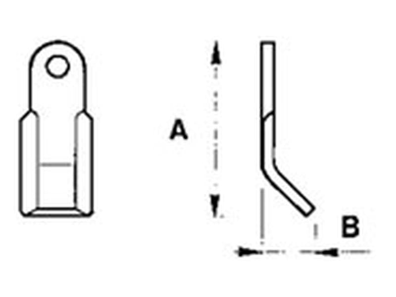 Martelo Comprimento: 142mm, Largura: 50mm. Aplicavel em: BL001137 (S.72424)