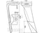 Faca para rototerra 110x25.5x318mm Esquerdo. Centros de orifícios emOrifício Ø 19.5mm. Acessorios para Kuhn. Aplicavel em: 52596510C (S.74791)