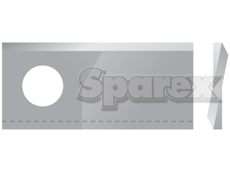 Faca - Twisted blade, bottom edge sharp & parallel - 94 x 48x3mm - Orifício Ø19mm - Direito - Acessorios para PZ, Krone, Vicon, Kuhn Aplicavel em: TF70 (S.77113)