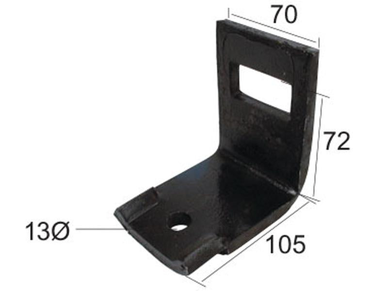 Abraçadeira mola vibrocultor 45x12mm para 60x60 (S.77763)