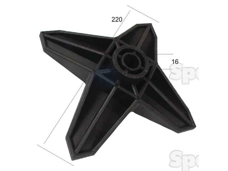 Star Wheel 220x47.5x11mm Acessorios para Flexicoil Aplicavel em: 120000050 (S.78529)