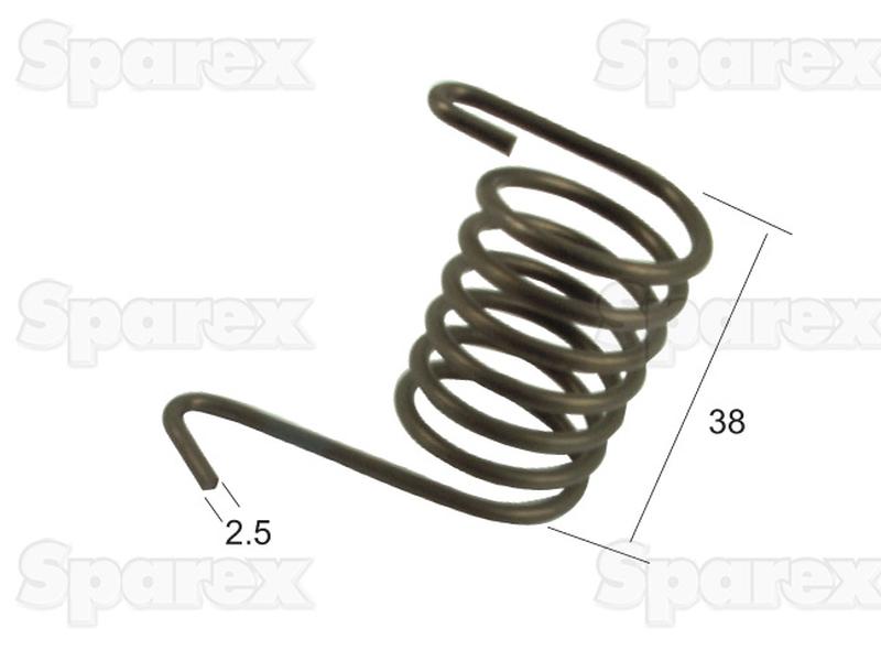 Mola de retorno Esquerdo Acessorios para Fransgard Aplicavel em: 40244 (S.78629)