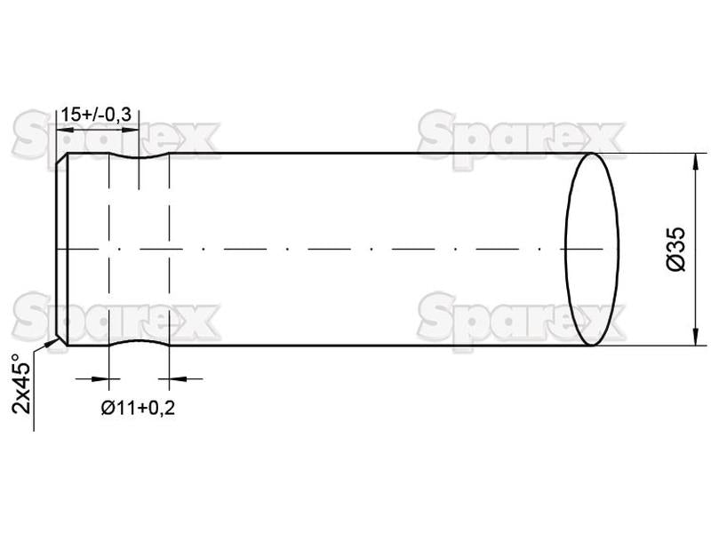 Bico - Direita 760mm, (Estrela) Aplicavel em: 5500011 (S.78652)