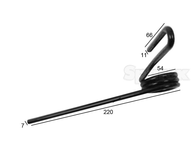 Mola - Ø7mm, Comprimento: 220mm Aplicavel em: FJX0348 (S.78981)