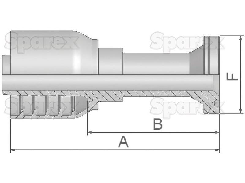 Parker Racord Straight Flange (S.7940810)