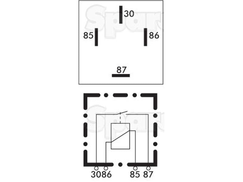 Relay 12V, 70A (S.79741)