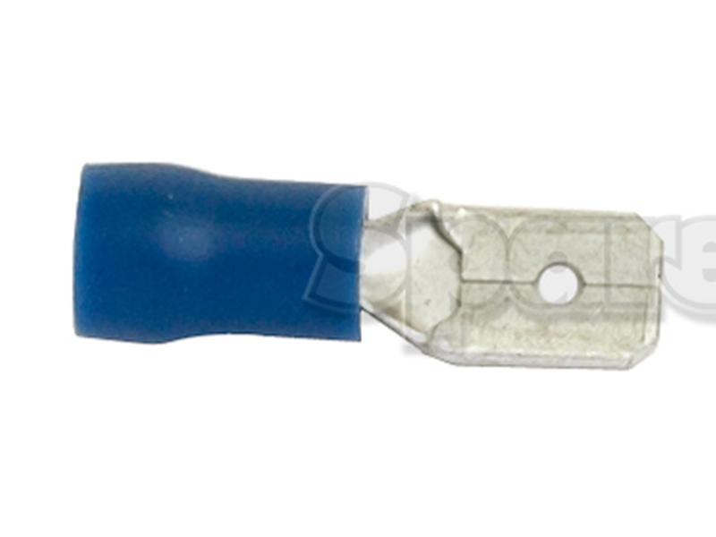 Terminal, Aperto Standard - Macho, 6.3mm, Azul (1.5 - 2.5mm) (S.8546)