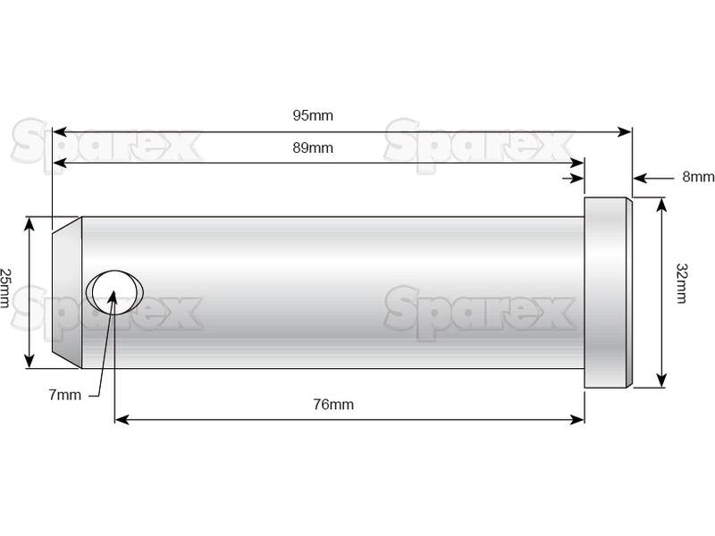 Cavilha 25x76mm Cat. 2 (S.9160)