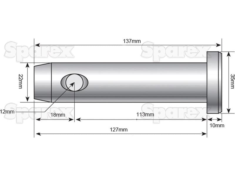 Cavilha 22x113mm (S.9161)