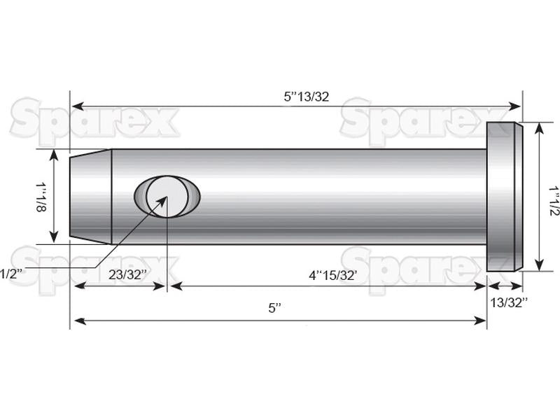 Cavilha 28x113mm (S.9162)