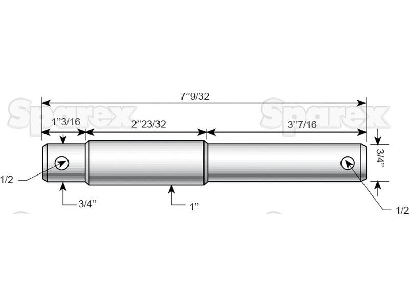 Cavilha - Categoria dupla 19 - 25mm Cat.1/2 (S.9163)